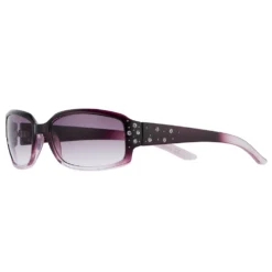 Deals My Glow Wardrobe Store 23 Nine West 56.5mm Rhinestone Rectangle Sunglasses