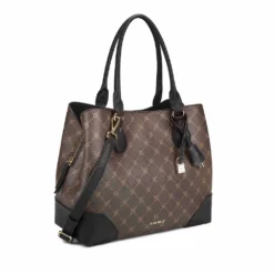 Nine West Brooklyn Jet Set Carryall Satchel Bag -Deals My Glow Wardrobe Store 3754136 ALT3