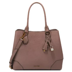 Nine West Brooklyn Jet Set Carryall Satchel Bag -Deals My Glow Wardrobe Store 3754136 Haze