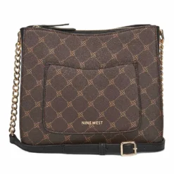 Nine West Kensington Crossbody Bag -Deals My Glow Wardrobe Store 3754141 Brown Black