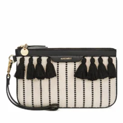 Nine West Astoria Wristlet -Deals My Glow Wardrobe Store 3754971 Ticking Stripe