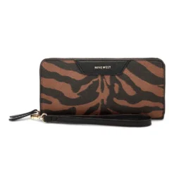 Nine West Astoria Zip Around Wristlet -Deals My Glow Wardrobe Store 3754972 Zebra