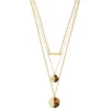 Nine West Cheetah Multi Strand Necklace -Deals My Glow Wardrobe Store 3824794