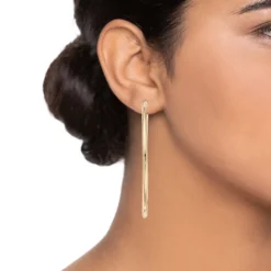 Nine West Large Hoop Earrings -Deals My Glow Wardrobe Store 3834958 ALT99