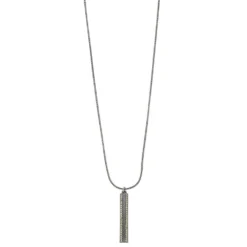 Nine West Pave Stick Pendant Necklace