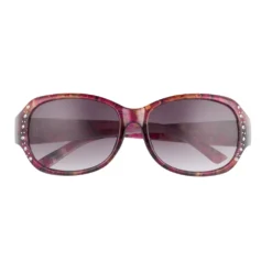Women's Nine West 58mm Rectangle Sunglasses with Simulated Crystal & Stud Details -Deals My Glow Wardrobe Store 4221500 ALT2