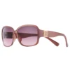Women's Nine West 59mm Square Rose Sunglasses with Rose Gold Tone Temple Detail -Deals My Glow Wardrobe Store 4221503