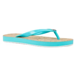 Nine West Crissa Women's Flip Flop Sandals -Deals My Glow Wardrobe Store 4301563 Turquoise