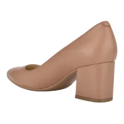 Nine West Issa Women's Leather Block Heels -Deals My Glow Wardrobe Store 4309269 ALT4