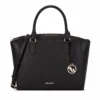 Nine West Josie Jet Set Satchel Bag -Deals My Glow Wardrobe Store 4309990 Black
