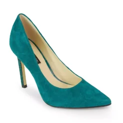Nine West Tatiana Women's Pumps -Deals My Glow Wardrobe Store 4465068 Teal Suede