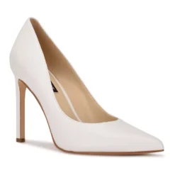 Nine West Tatiana Women's Pumps -Deals My Glow Wardrobe Store 4465068 White Leather