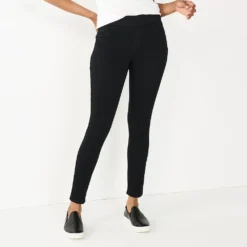Women's Nine West Pull-On Jeggings -Deals My Glow Wardrobe Store 4560768 Black