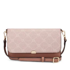 Nine West Park Slope Phone Wallet on a String -Deals My Glow Wardrobe Store 4779171 Sable Logo Buff