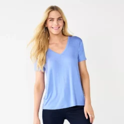 Women's Nine West Essential V-Neck Tee -Deals My Glow Wardrobe Store 4841148 Valentina Peri