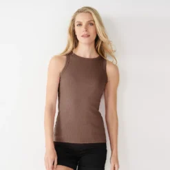 Women's Nine West Ribbed Tank -Deals My Glow Wardrobe Store 4841430 Amythest Raisin
