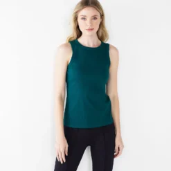 Women's Nine West Ribbed Tank -Deals My Glow Wardrobe Store 4841430 Olympic Green