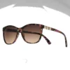 Women's Nine West 56mm Floral Cat Eye Metal Temple Sunglasses
