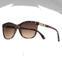 Deals My Glow Wardrobe Store 31 Women's Nine West 56mm Floral Cat Eye Metal Temple Sunglasses