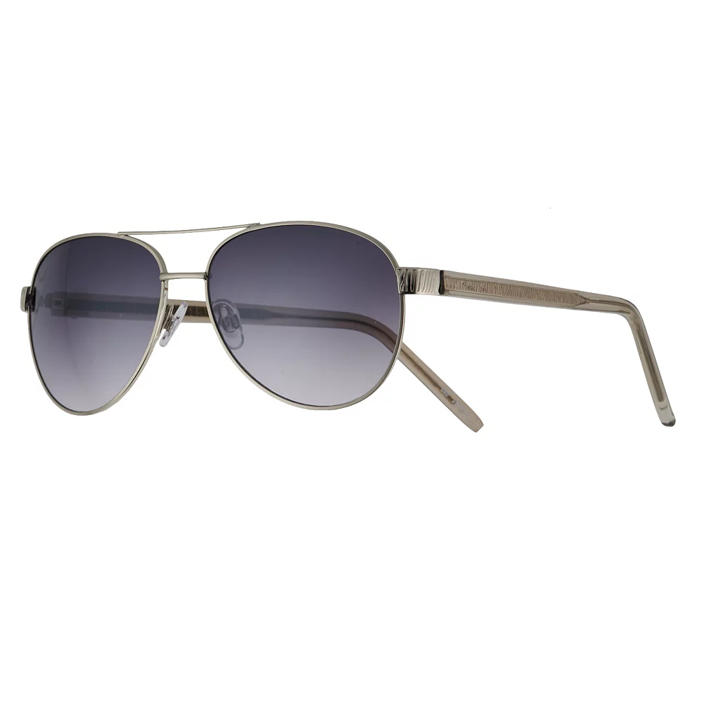 Women's Nine West 58mm Metal Aviator with Textured Wire Core Sunglasses 3 Women's Nine West 58mm Metal Aviator with Textured Wire Core Sunglasses