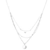 Nine West Multi-Row Circle Pendant Necklace