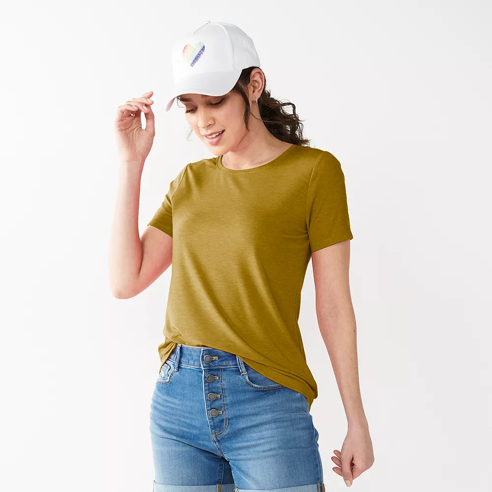 Women's Nine West Essential Crewneck Tee 57 Women's Nine West Essential Crewneck Tee - Image 55