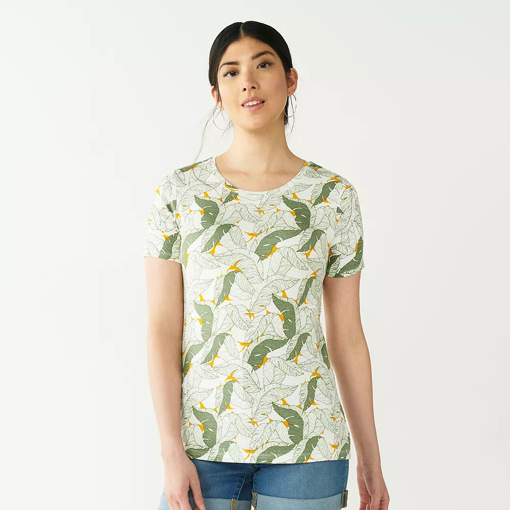 Women's Nine West Essential Crewneck Tee 29 Women's Nine West Essential Crewneck Tee - Image 27