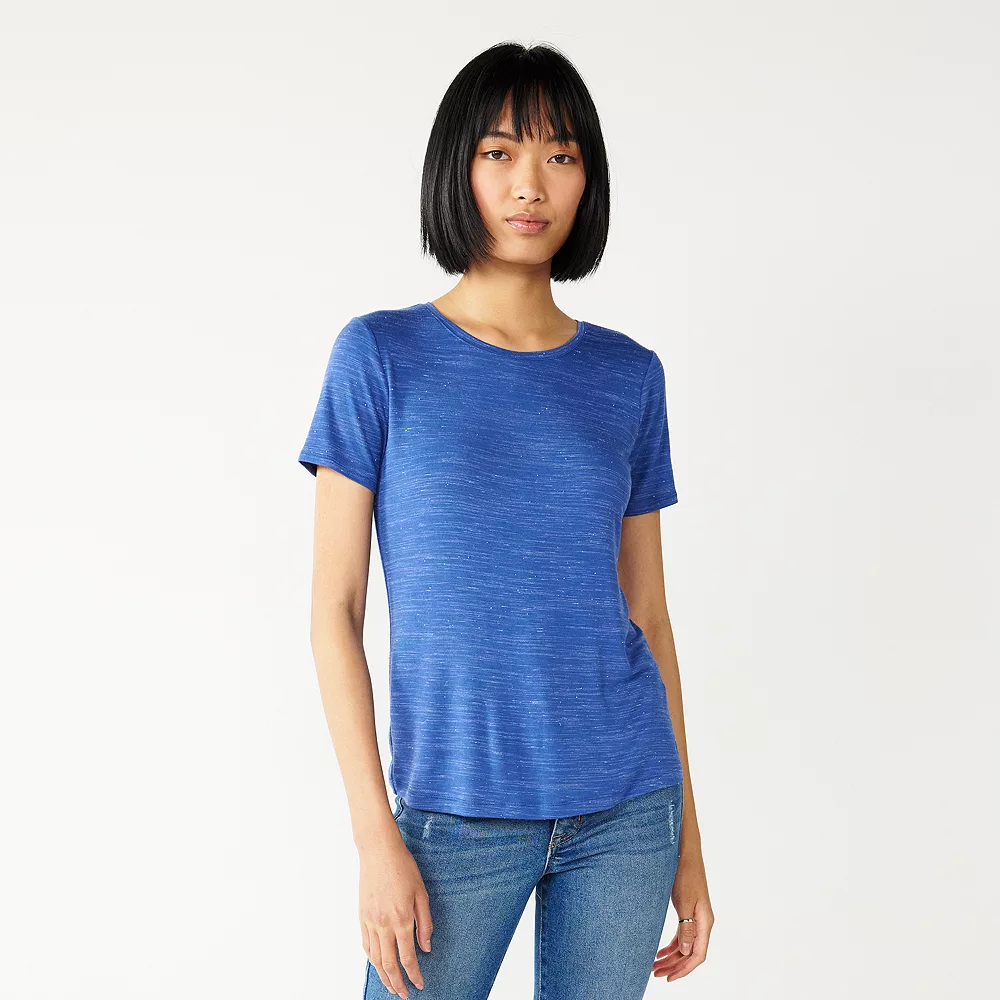 Women's Nine West Essential Crewneck Tee 15 Women's Nine West Essential Crewneck Tee - Image 13