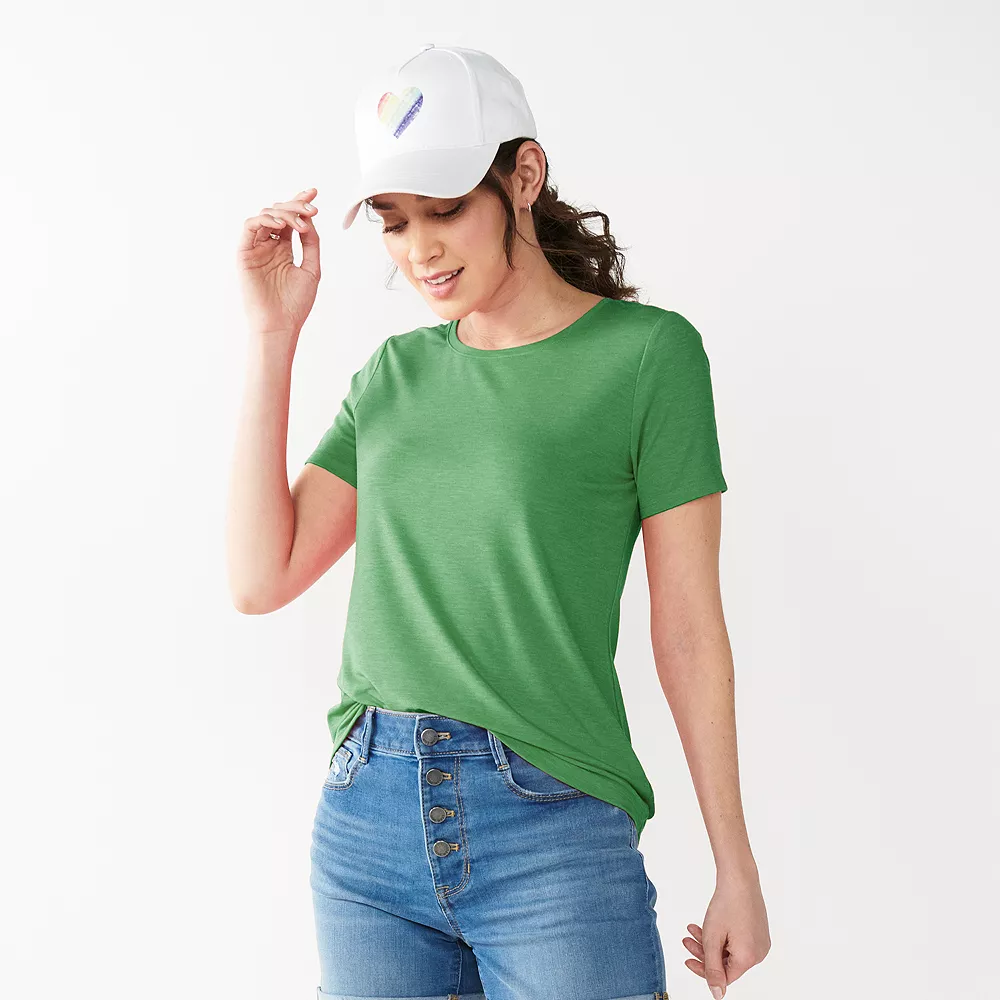 Women's Nine West Essential Crewneck Tee 72 Women's Nine West Essential Crewneck Tee - Image 70