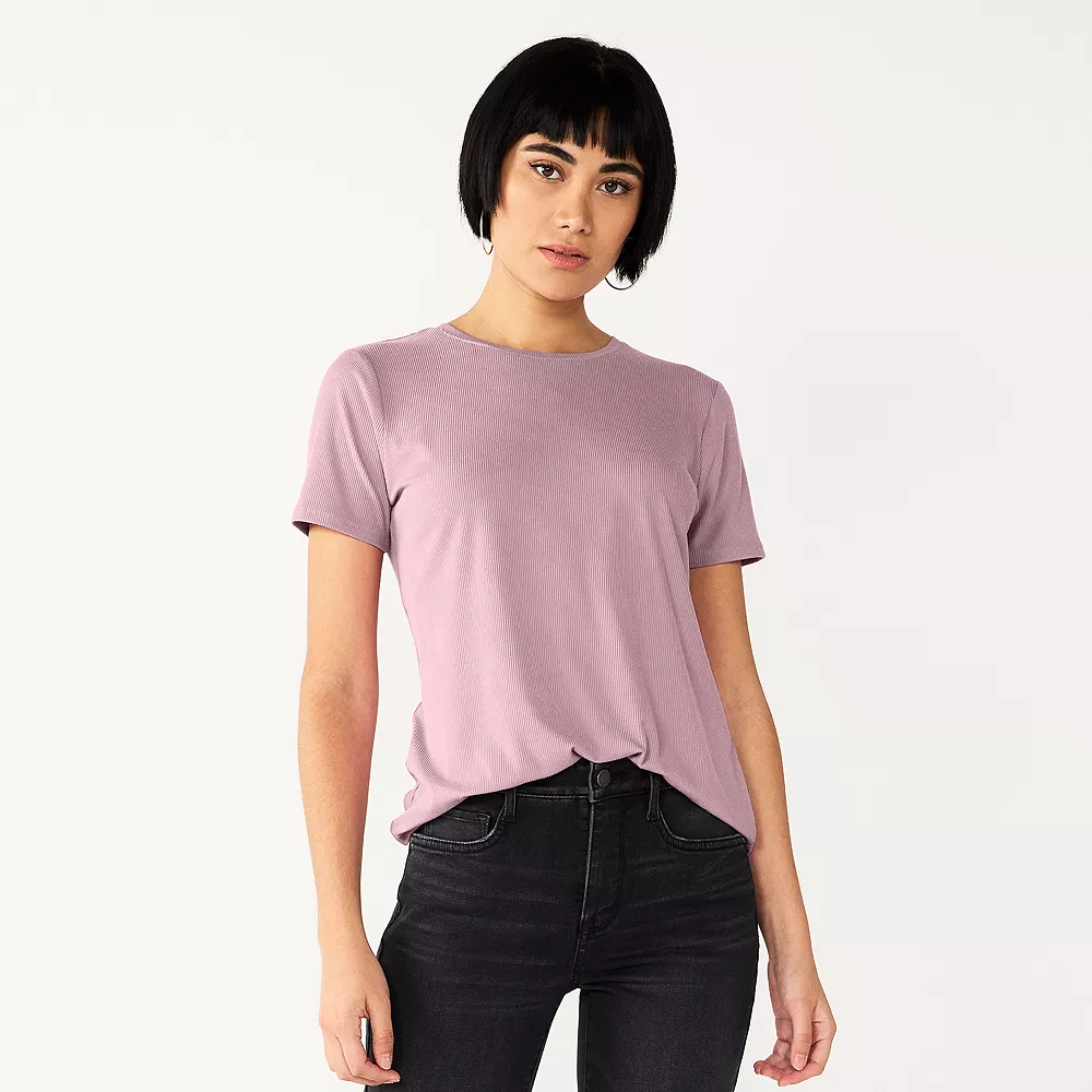 Women's Nine West Essential Crewneck Tee 55 Women's Nine West Essential Crewneck Tee - Image 53