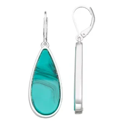 Nine West Simulated Stone Teardrop Earrings