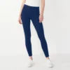 Women's Nine West Seamed Tummy-Control Ponte Leggings -Deals My Glow Wardrobe Store 4952203 Liberty Navy