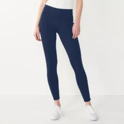 Women's Nine West Seamed Tummy-Control Ponte Leggings -Deals My Glow Wardrobe Store 4952203 Sky Captain