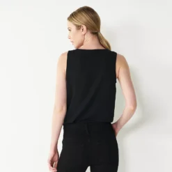 Petite Nine West V-Neck Tank -Deals My Glow Wardrobe Store 4957403 ALT