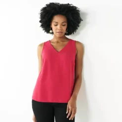 Women's Nine West V-Neck Tank -Deals My Glow Wardrobe Store 4974987 Sonia Rose