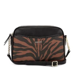 Nine West Calla Camera Bag -Deals My Glow Wardrobe Store 4987443 Black Saddle Tan