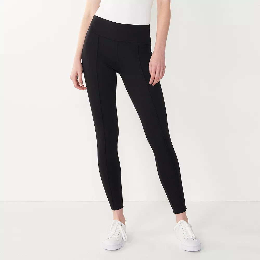 Petite Nine West Seamed Tummy Control Ponte Leggings 7 Petite Nine West Seamed Tummy Control Ponte Leggings - Image 5