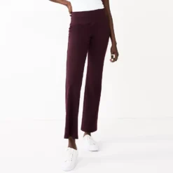Women's Nine West Tummy-Control Ponte Bootcut Pants -Deals My Glow Wardrobe Store 5078839 Midnight Wine