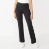 Women's Nine West Tummy-Control Ponte Bootcut Pants -Deals My Glow Wardrobe Store 5078839 Mineral Black