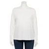 Plus Size Nine West Long Sleeve Crewneck Top