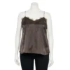 Plus Size Nine West V-Neck Camisole -Deals My Glow Wardrobe Store 5114982 Brown