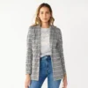 Petite Nine West Relaxed Blazer -Deals My Glow Wardrobe Store 5128374 Neutral Grid