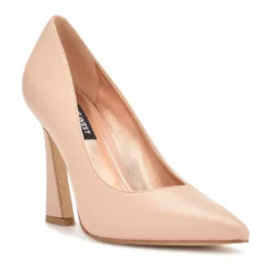 Nine West Trendz Women's High Heels -Deals My Glow Wardrobe Store 5191528 Light Natural Leather