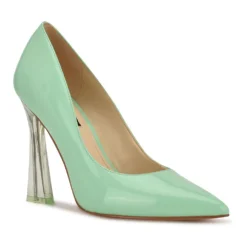 Nine West Trendz Women's High Heels -Deals My Glow Wardrobe Store 5191528 Mint Green Patent