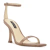 Nine West Yess Women's Ankle Strap Dress Sandals -Deals My Glow Wardrobe Store 5207432 Medium Natural