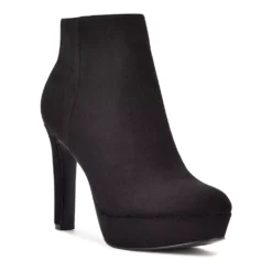 Nine West Glowup 02 Women's High Heel Ankle Boots -Deals My Glow Wardrobe Store 5209892 Black