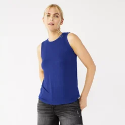 Nine West Essential Easy High-Neck Tank -Deals My Glow Wardrobe Store 5214280 Clara Purple