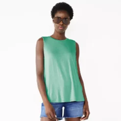 Nine West Essential Easy High-Neck Tank -Deals My Glow Wardrobe Store 5214280 Reef Green