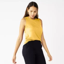 Nine West Essential Easy High-Neck Tank -Deals My Glow Wardrobe Store 5214280 Toasted Olive