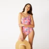 Women's Nine West Floral One-Shoulder One-Piece Swimsuit 2 Women's Nine West Floral One-Shoulder One-Piece Swimsuit -Deals My Glow Wardrobe Store 5217105